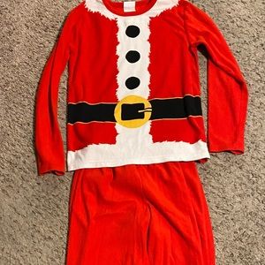 Boys Christmas Santa pajamas, size 12